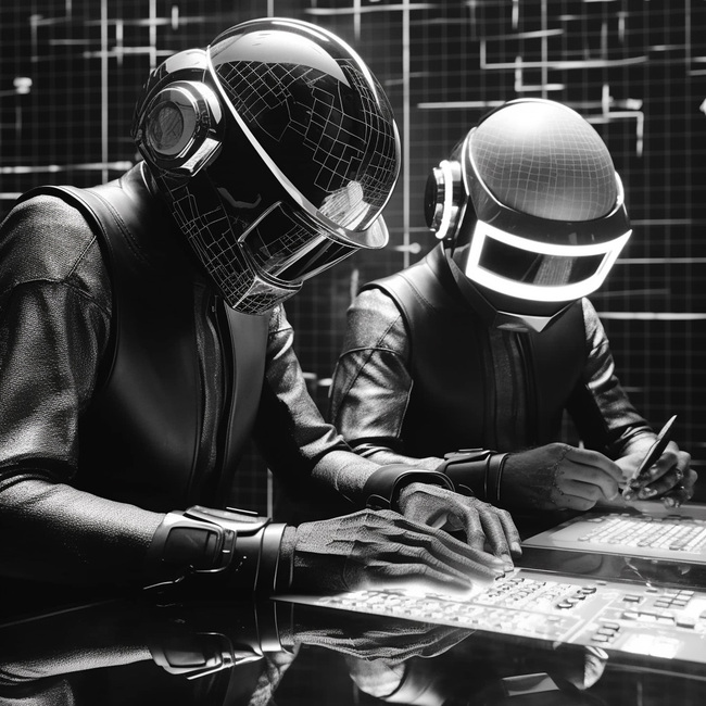 Daft Punk creating