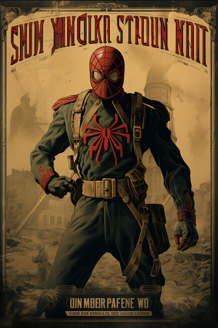 Early Spider Man in 1915