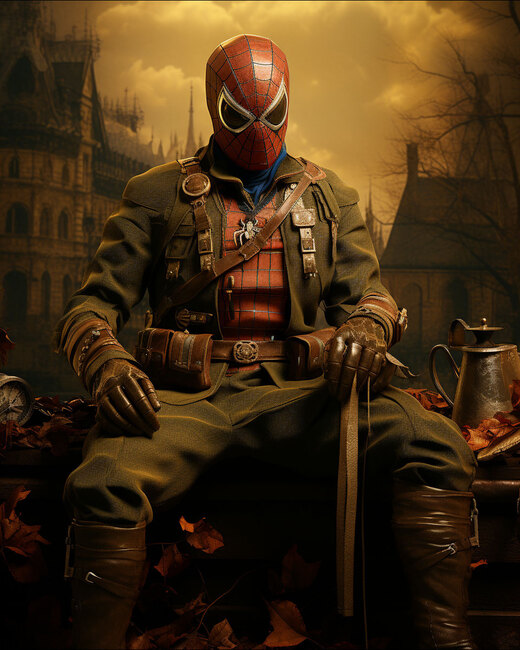 Early Spider Man in 1916