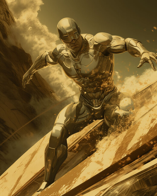 Early Silver Surfer in 1916