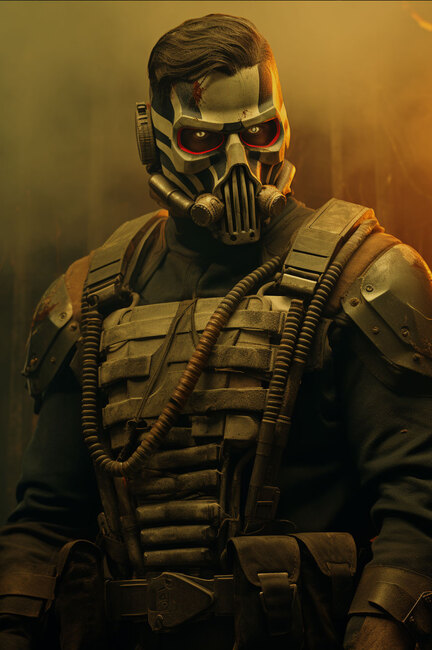 Early Punisher Gas Mask - 1912