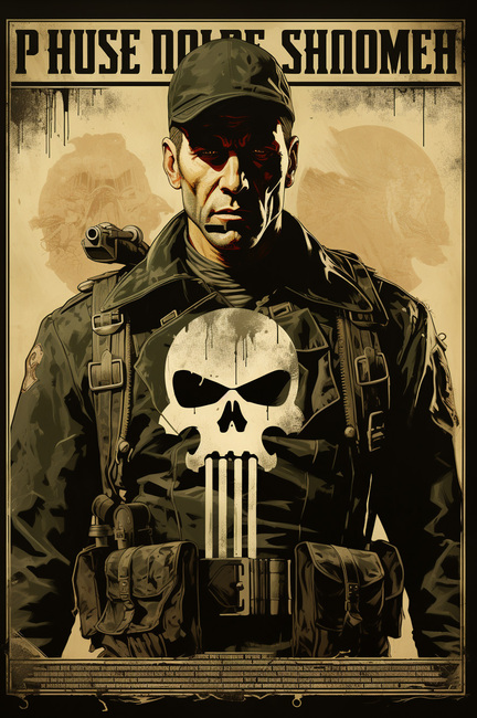 The Punisher 1941 promotion poster